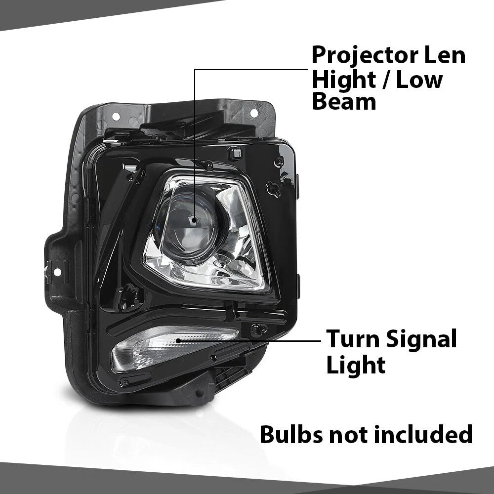 Set of 2 HID Projector Headlights for Chevy Blazer (2019–2021)