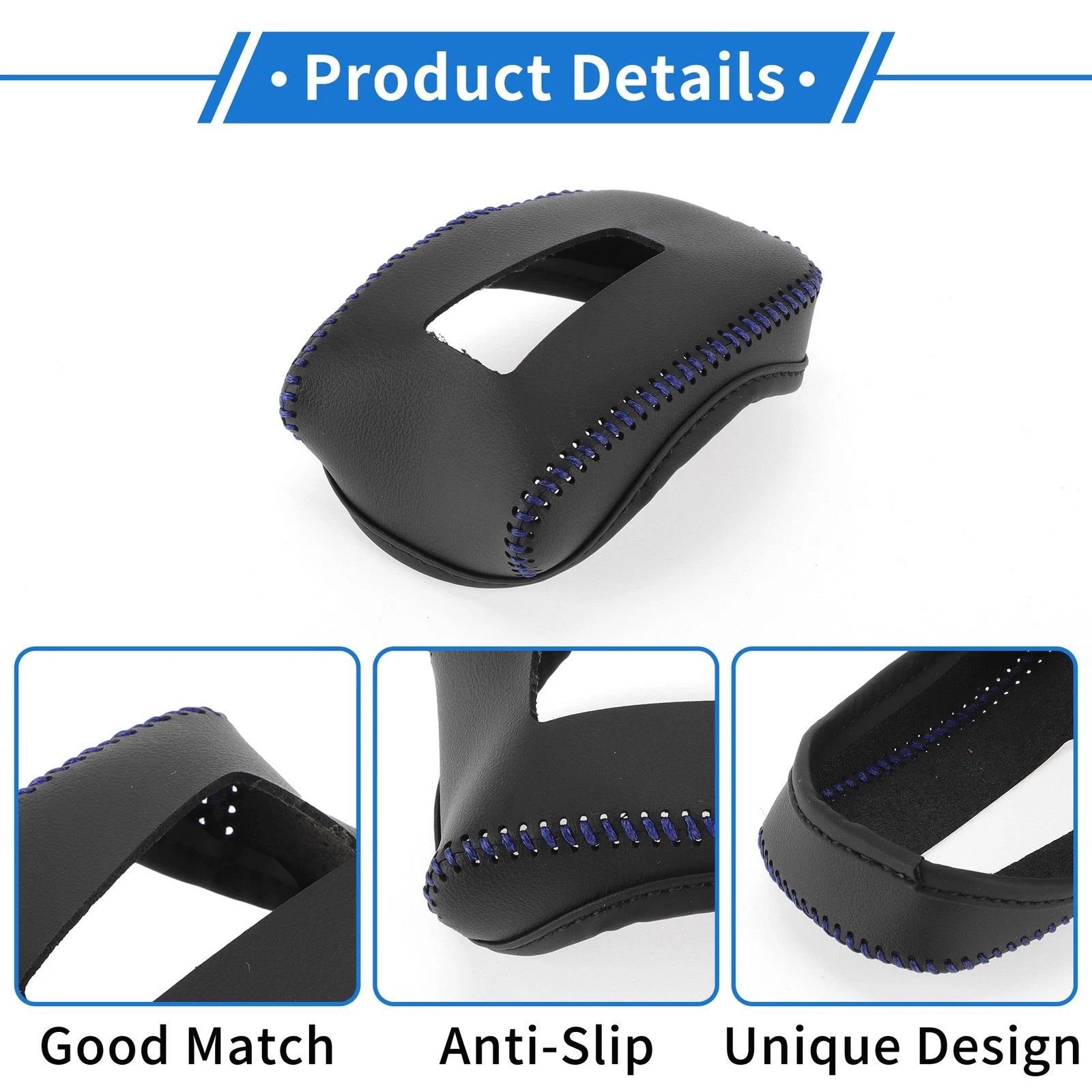 Gear Shift Knob Cover for Mitsubishi Outlander (2022–2023) Black Blue