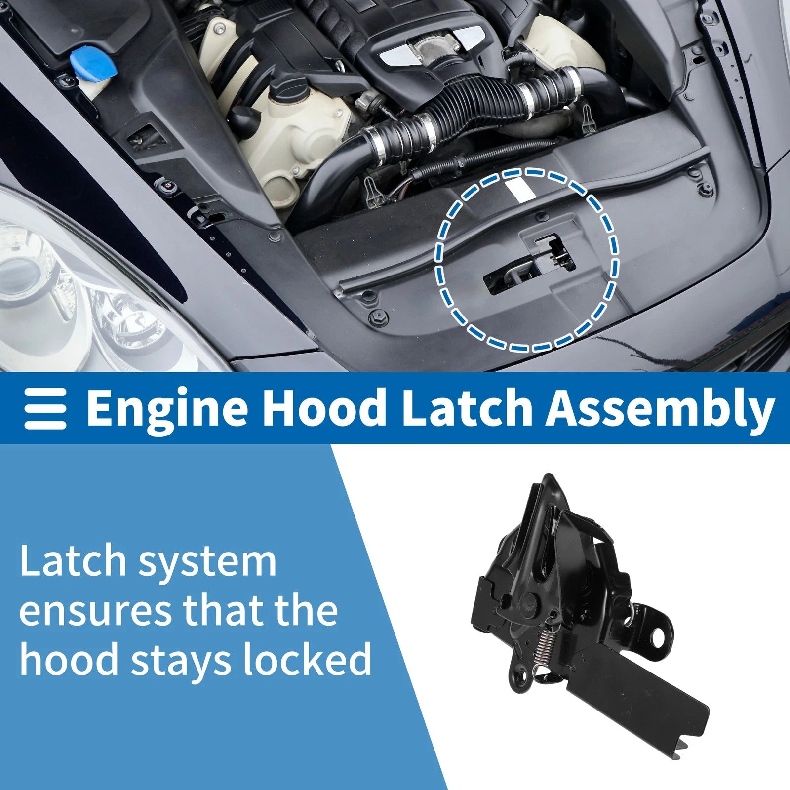 Hood Latch Assembly for Toyota Camry (2017–2023) No. 5351033420 1 Pc
