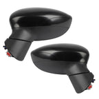Set of 2 Door Mirrors for Ford Fiesta (2011–2016) Power