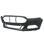 Front Bumper Cover & Grille Combo for Ford Fusion (2013–2016) Black Chrome