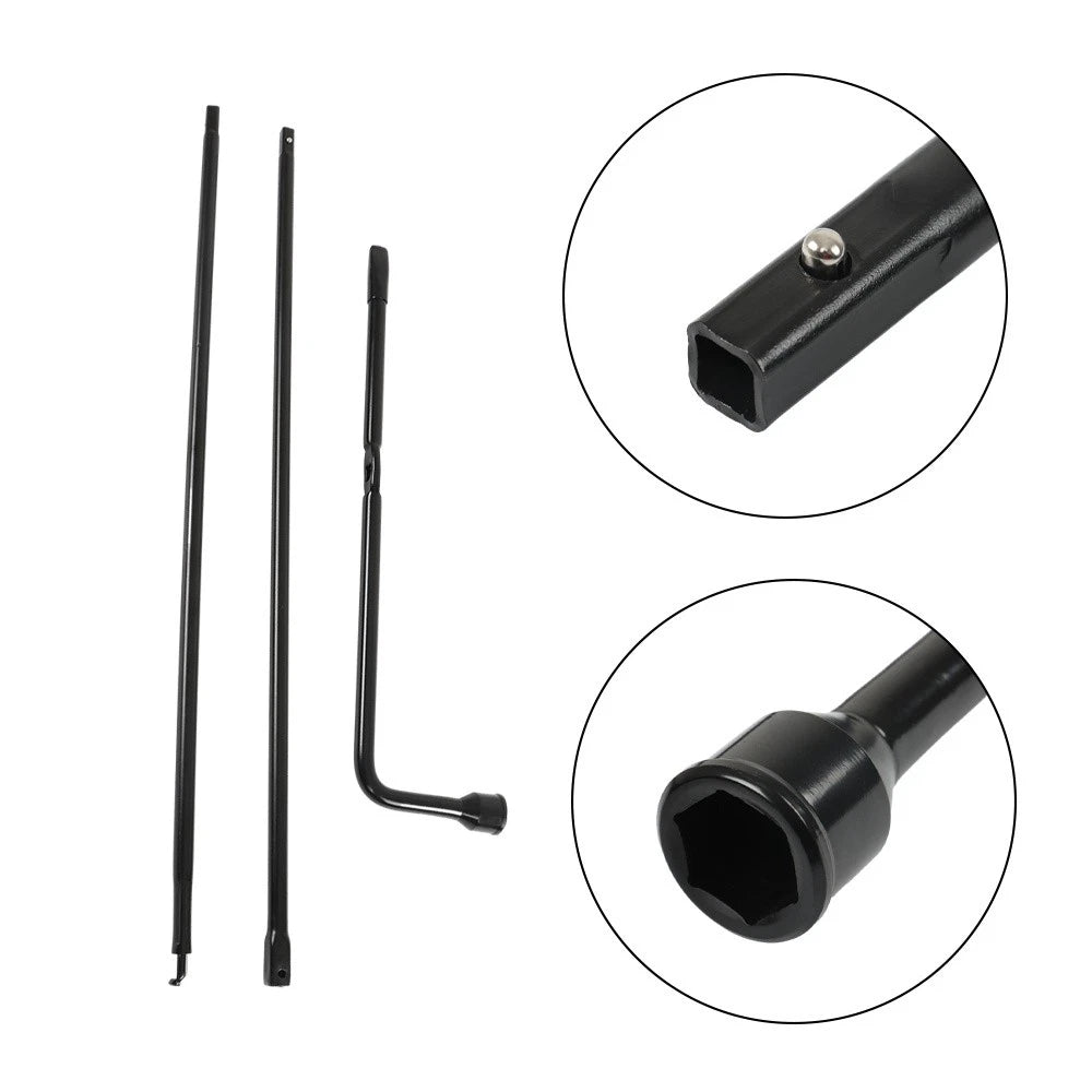 3PC Lug Wrench Tool Kit for Ford Super Duty F250 F350 F450 F550 (2003–2007)