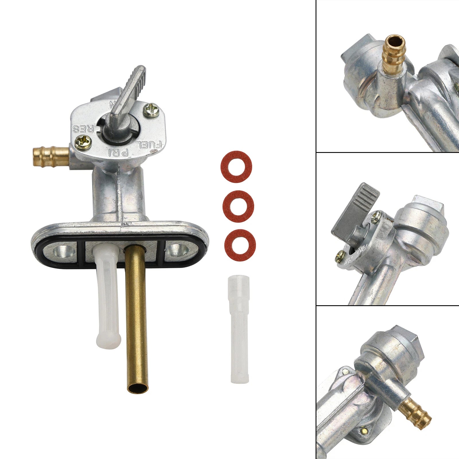 Gas Tank Fuel Cock Valve Petcock for SMC ATV RAM R100 Hornet 100 Jumbo 300 (1990–2023)
