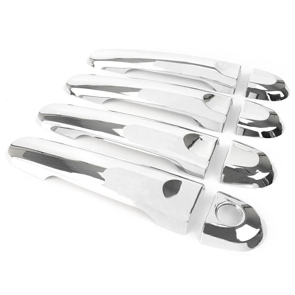 Chrome Door Handle Cover Trim for Nissan Sunny Versa (2014–2016)