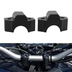 Black Handlebar Raiser Clamp for Yamaha XT1200Z XTZ1200 (2010-2024)
