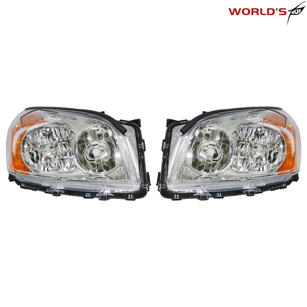 Headlight Assembly for Toyota RAV4 Sport (2009–2012) Chrome Housing Halogen