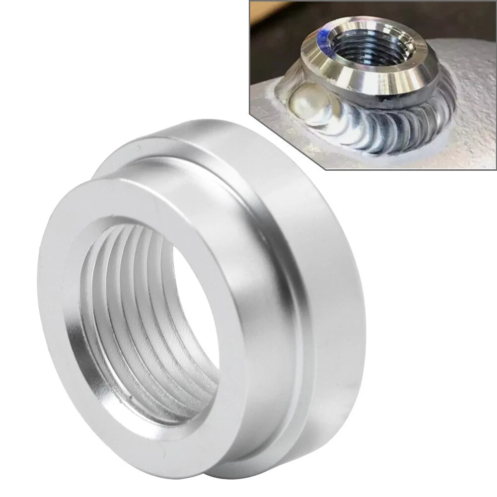 3/8" NPT Aluminum Weld On Flange Fuel Fitting Bung for Universal Applications