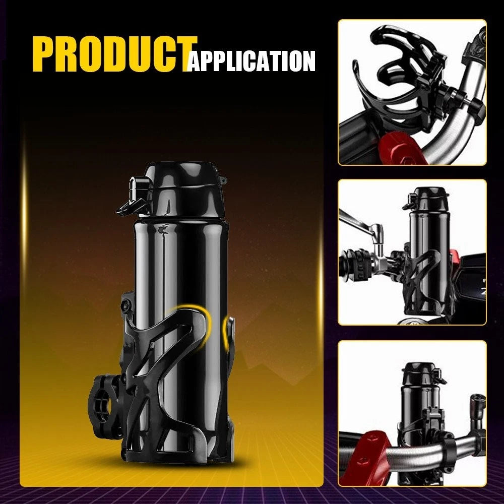 Adjustable Handlebar Drink Cup Holder for Motorcycle/Bicycle (Universal)