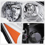 LED DRL Sequential Turn Signal Projector Headlights for F150 (2004–2008)