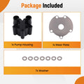 Cooling Pump Impeller Kit for MerCruiser Bravo (18-3150-1) 8-Blade Design