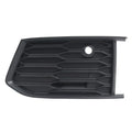 Left Front Bumper Fog Light Grille Cover Matte Black for Audi A6 S6 (2018–2024)