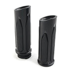 Black Soft Touch Hand Grips for Harley Touring Street Road Glide (2009-2023)