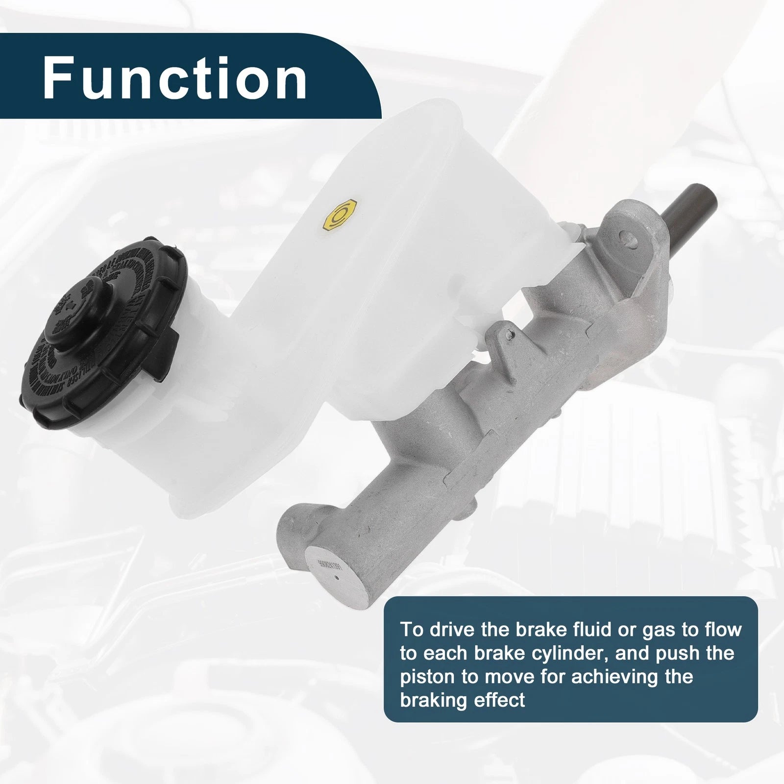 Brake Master Cylinder with Reservoir No. 46100TA1A01 for Honda Accord (2008–2012)