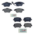 Set of 4 Bosch QuietCast Disc Brake Pads for Audi Volkswagen