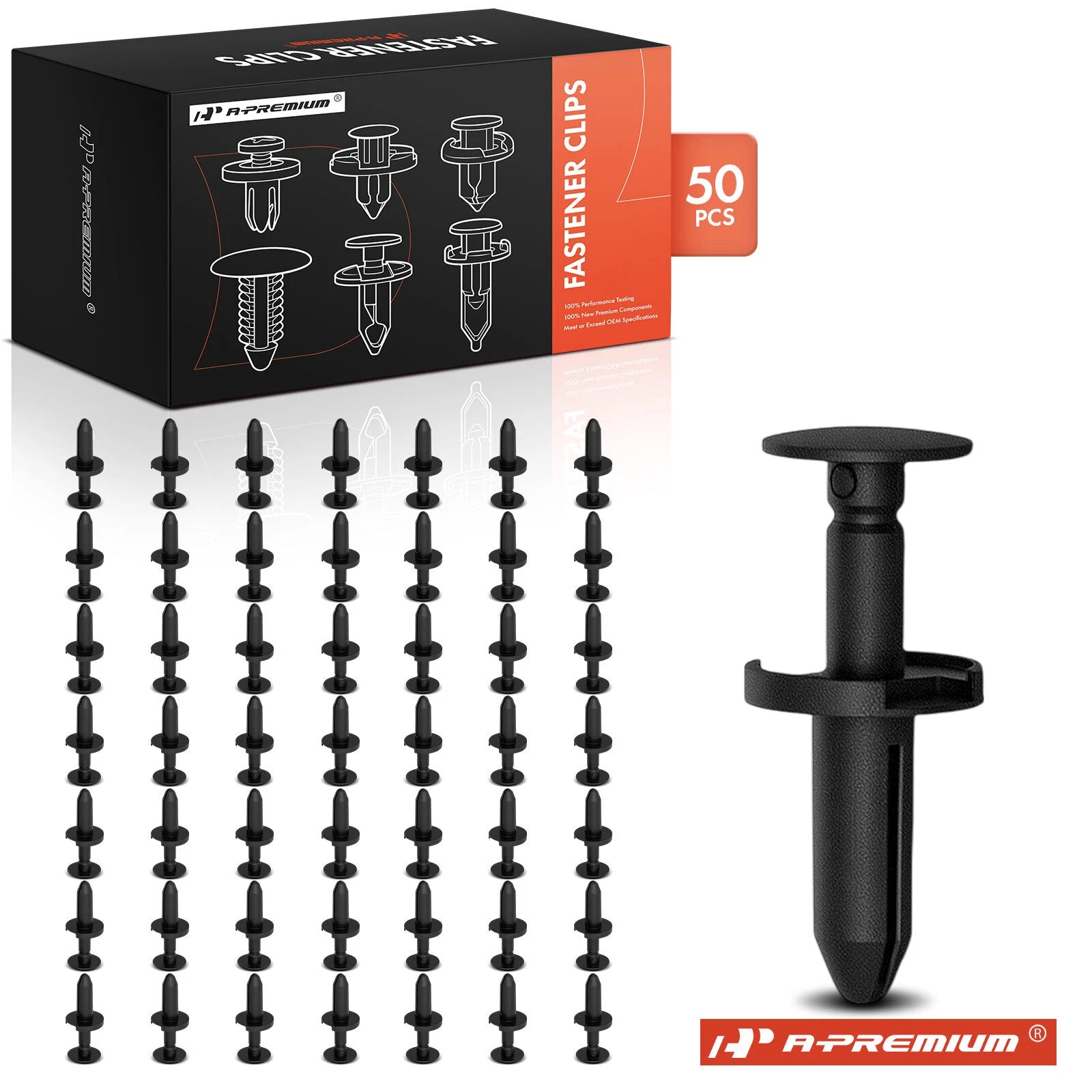 50Pcs Fascia Push Type Retainers for Chrysler Dodge 