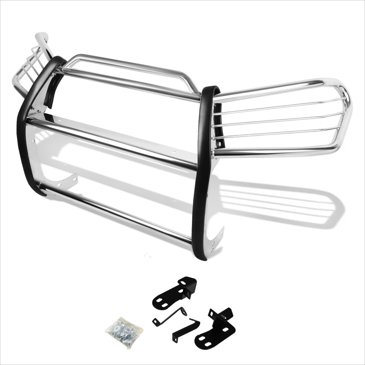 Stainless Steel Front Bumper Brush Grille Guard Chrome for RAV4 (2001–2005)