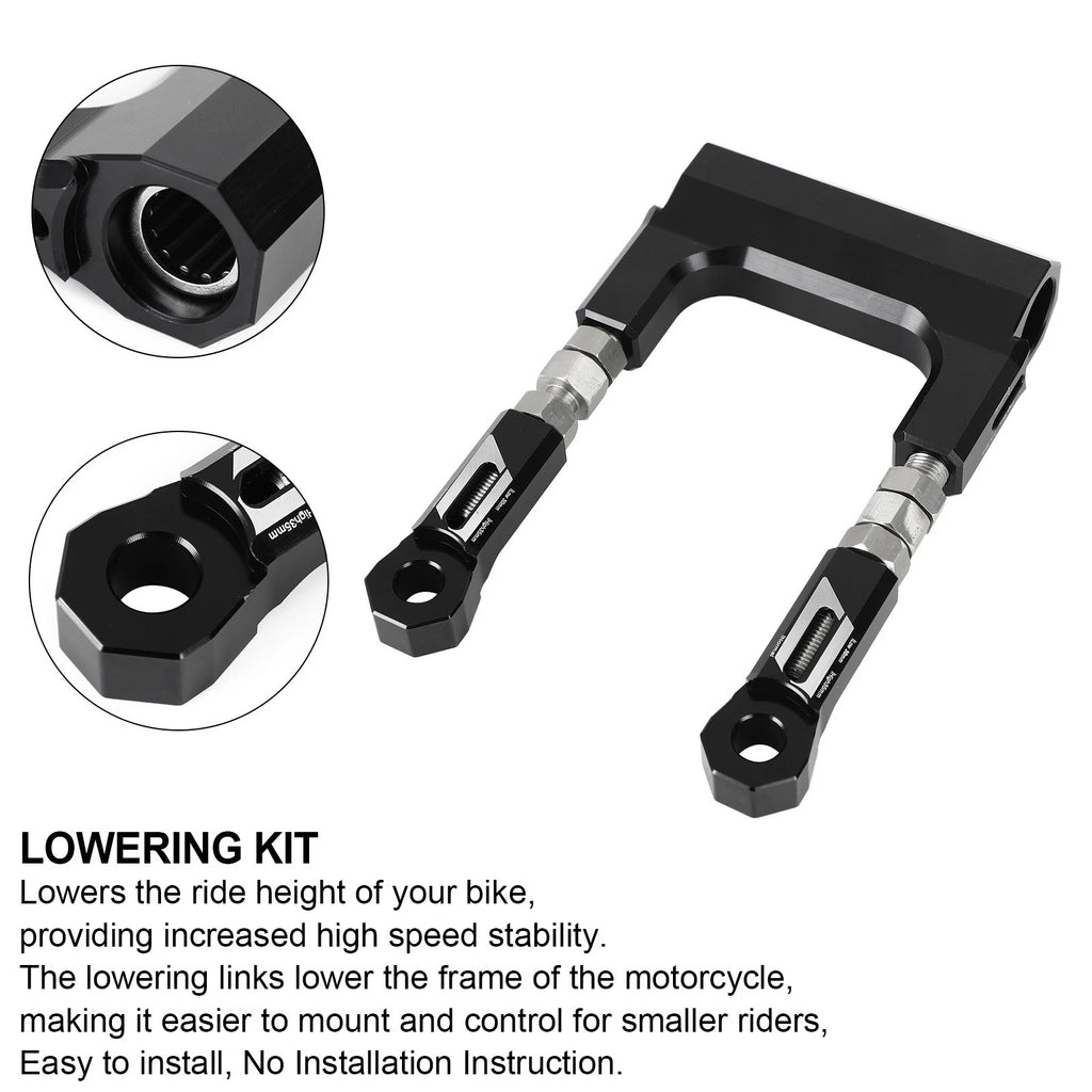 Rear Suspension Lowering Links Kit for BMW S1000R (2014–2016) S1000RR (2010–2013)