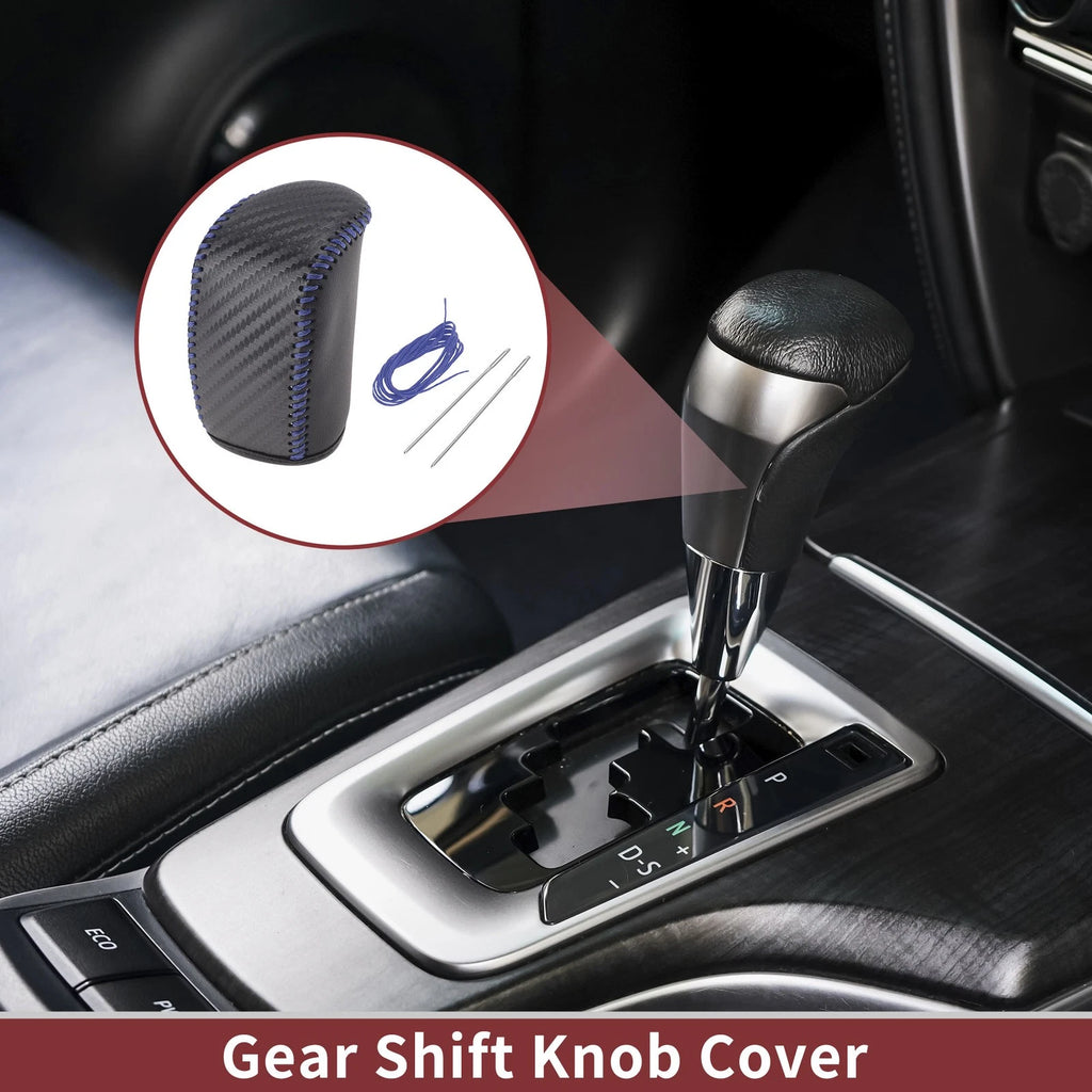 1Pc Gear Shift Knob Cover for Dodge Journey (2011–2020) Black Blue