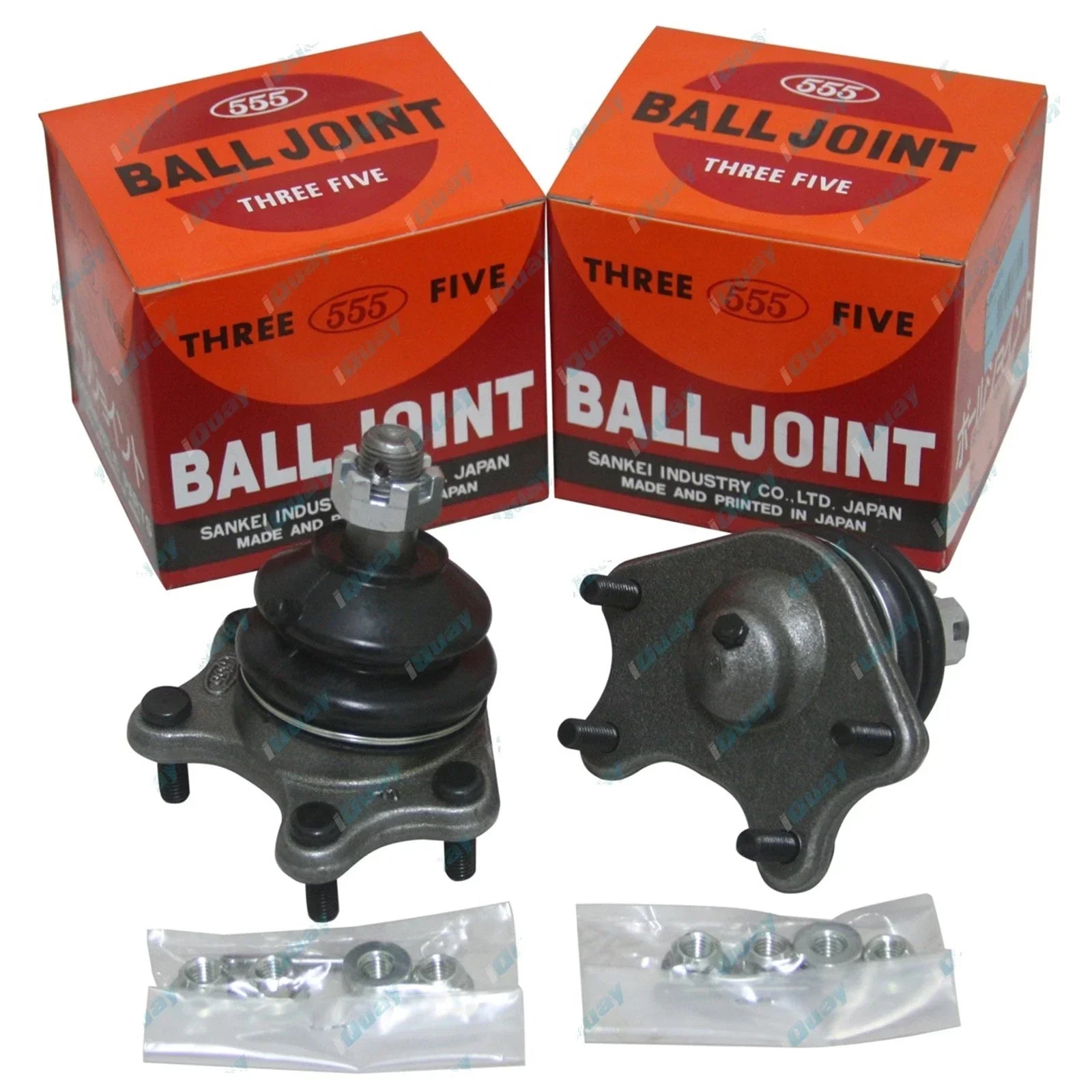 555 Japan 2 x Upper Ball Joints for Hilux RN105R 2.4L 22R Petrol 1988~97 4X4 Ute