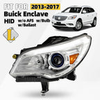 HID/Xenon Headlight for Buick Enclave (2013–2017) Left Side w/Bulb Driver