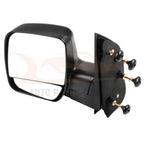 Set of 2 Folding Manual Black Mirrors for Ford Econoline (2003–2014)