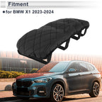 Center Console Cover for BMW X1 Black 1 Pc (2023-2024)