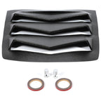 Rear Window Louver Sun Shade Cover for Corvette C7 (2014–2019) ABS Black
