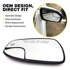 Heated Right Passenger Side Door Wing Mirror Glass for Ford Fusion (2013â2020)