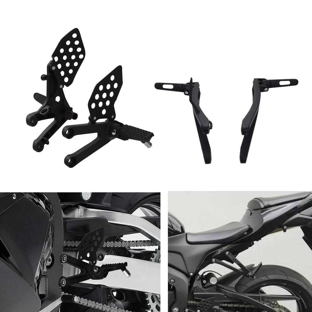 Set of 2 Foot Pegs Bracket for Honda CBR600RR (2007–2025)