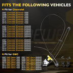 Rear Power Sliding Window Regulator for Chevy Silverado GMC Sierra 1500 (2007-2014)