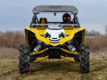SuperATV Heavy Duty Scratch Resistant Flip Windshield for Yamaha YXZ (2016–2018)