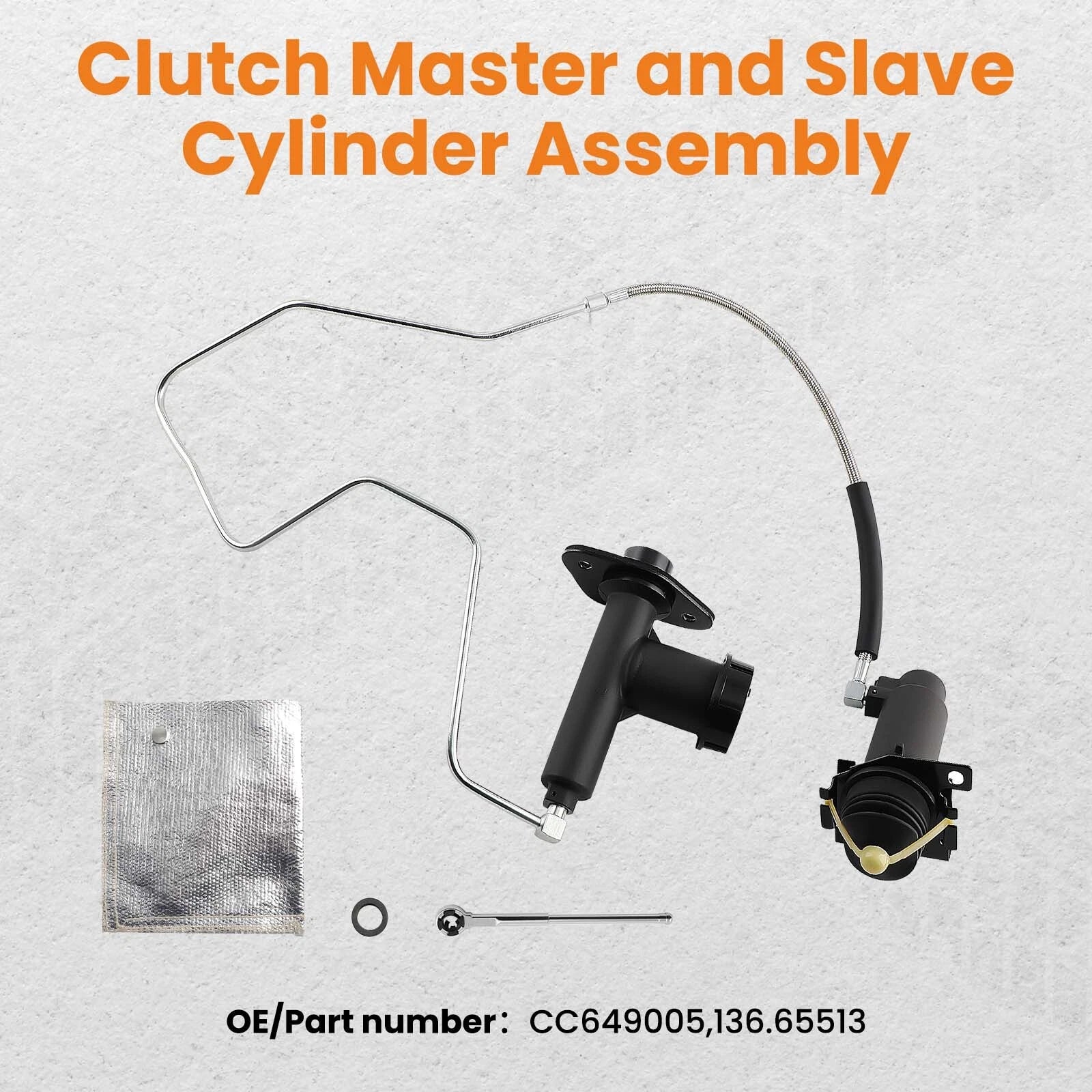 Clutch Master and Slave Cylinder Assembly for Ford F Super Duty (1993-1997)