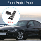 2 Pcs Foot Accelerator Pedal Covers for BMW X1 (F48) (2016–2022) Silver Tone