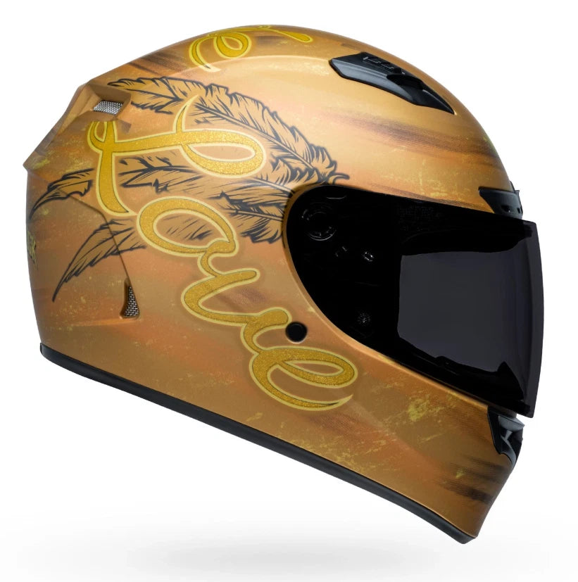 Bell Qualifier DLX MIPS Full Face Helmet for Motorcycle (Matte Gold)