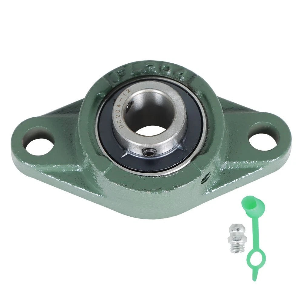 Set of 10 Pillow Block Flange Bearings for UCFL204 (3/4" Bore)
