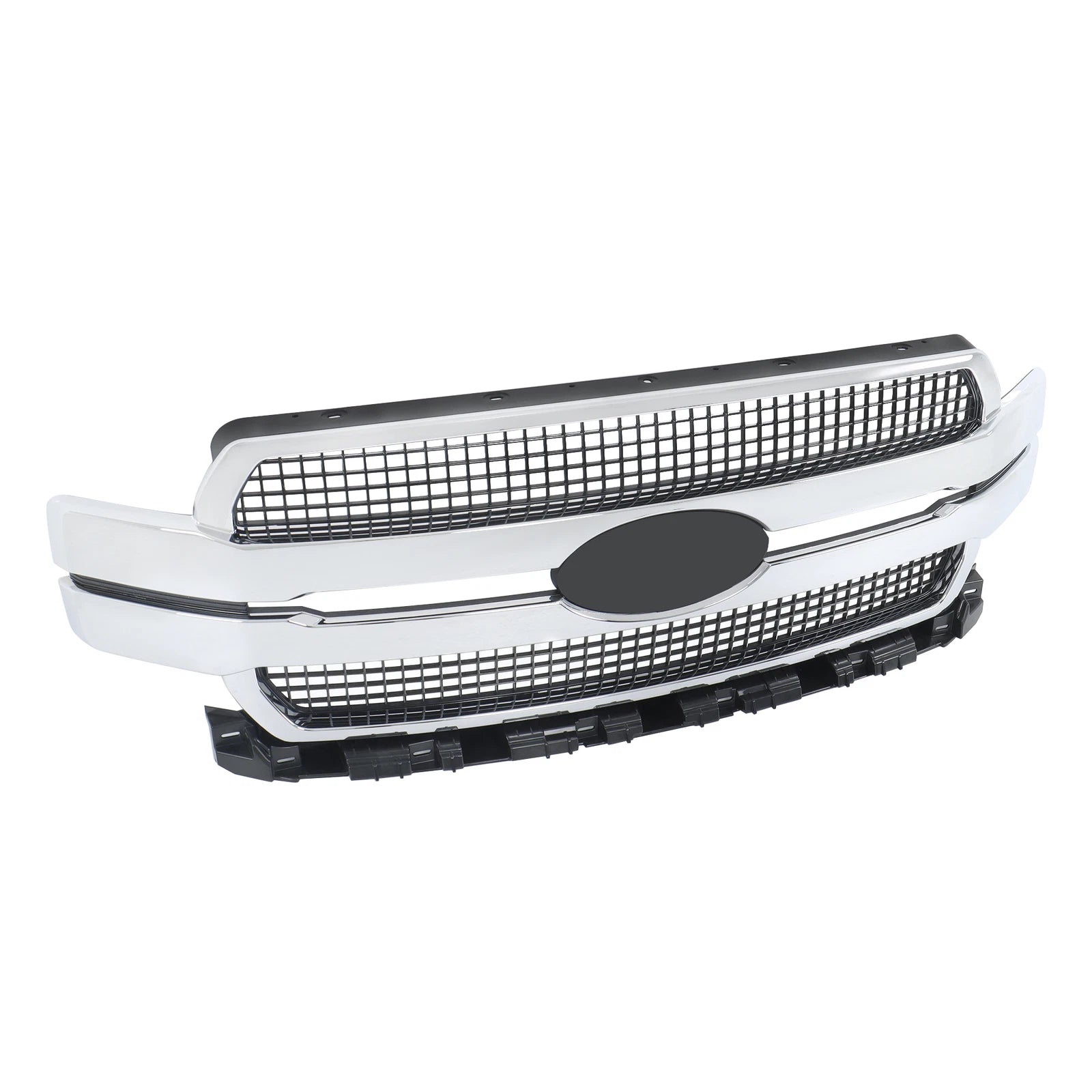 Chrome Front Bumper Upper Grille for Ford F-150 (2018–2020)