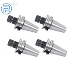 Set of 4 ER16 BT40 Collet Chucks for Tool Holders (M16 Thread, 2.75" GAGE)