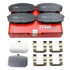 TRW Pro Front Ceramic Brake Pad Set for Hyundai Elantra, Kia Forte, Soul (2011–2020)