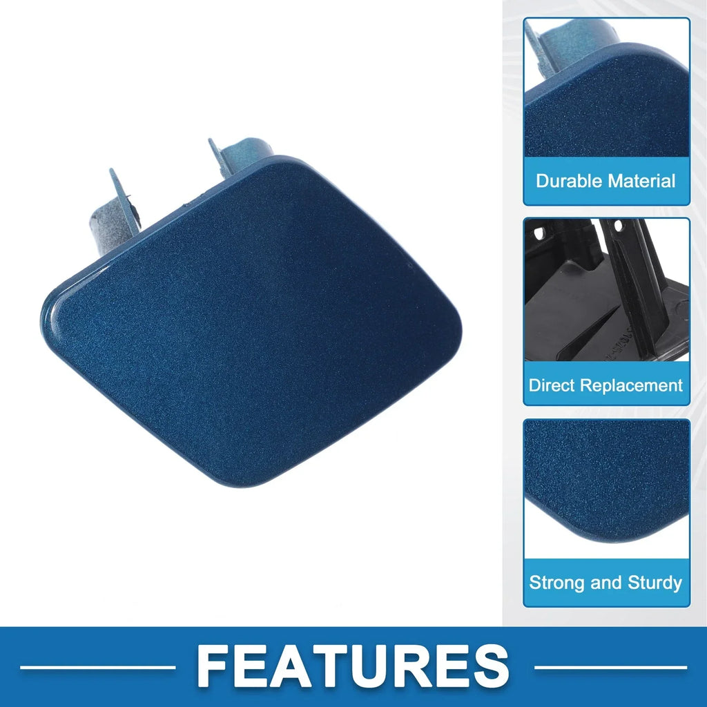 Front Right Side Bumper Headlight Washer Nozzle Cover Cap for BMW 1 Series Blue