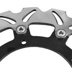 Black Front Brake Disc Rotors for Yamaha XJ6, YZF R6, FZ6 Fazer, MT03 (2006-2020)