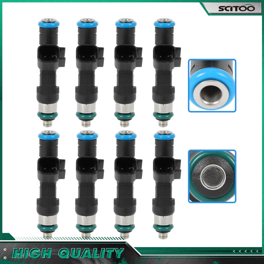 Set of 8 Fuel Injectors for Ford Expedition Lincoln Navigator (2007–2008)