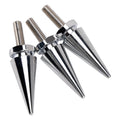 3X Spike Windshield Bolts in Silver for Harley Touring Electra Glide Street Glide (1996–2013)