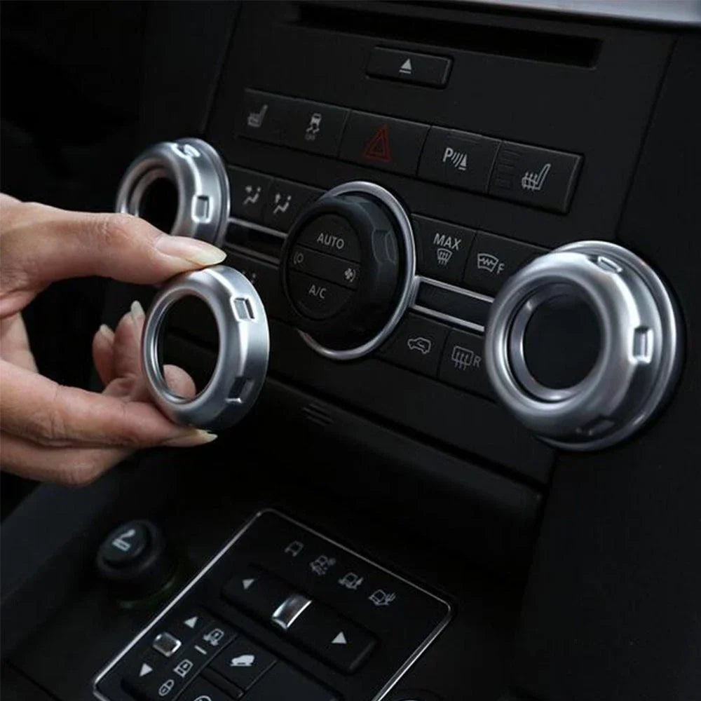 5 x Plating Dash Knob Rings for Land Rover Discovery (2010-2016)