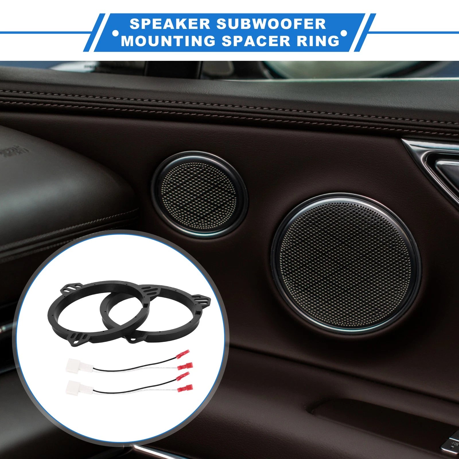 Set of 2 Speaker Spacer Rings for Scion TC (2005–2010) 6.5''