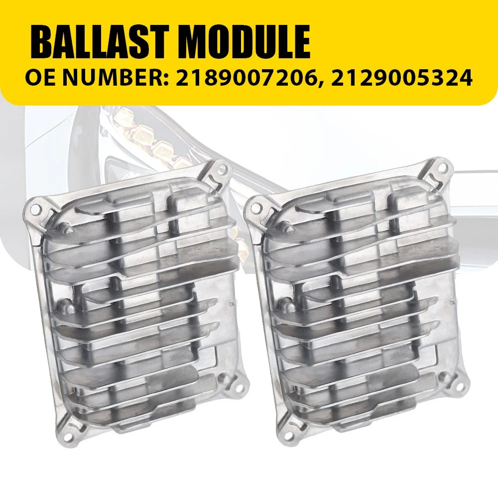 Pair LED Headlight Ballast Control Unit Module for Mercedes-Benz E550 (2014–2016)