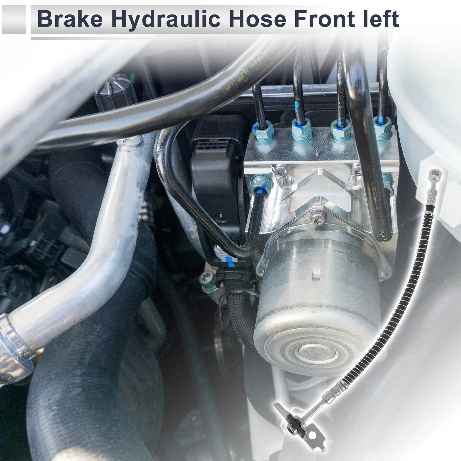 Brake Hydraulic Hose for Hyundai Santa Fe (2006–2009) No. 587312B000