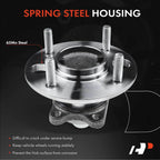 2X Rear Wheel Hub and Bearing Assembly for Hyundai Sonata (1999–2005)