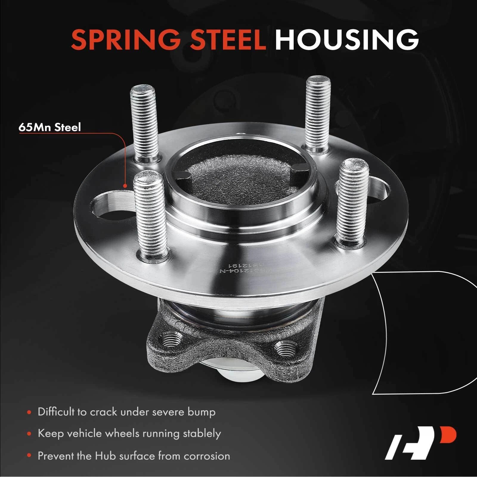 2X Rear Wheel Hub and Bearing Assembly for Hyundai Sonata (1999–2005)