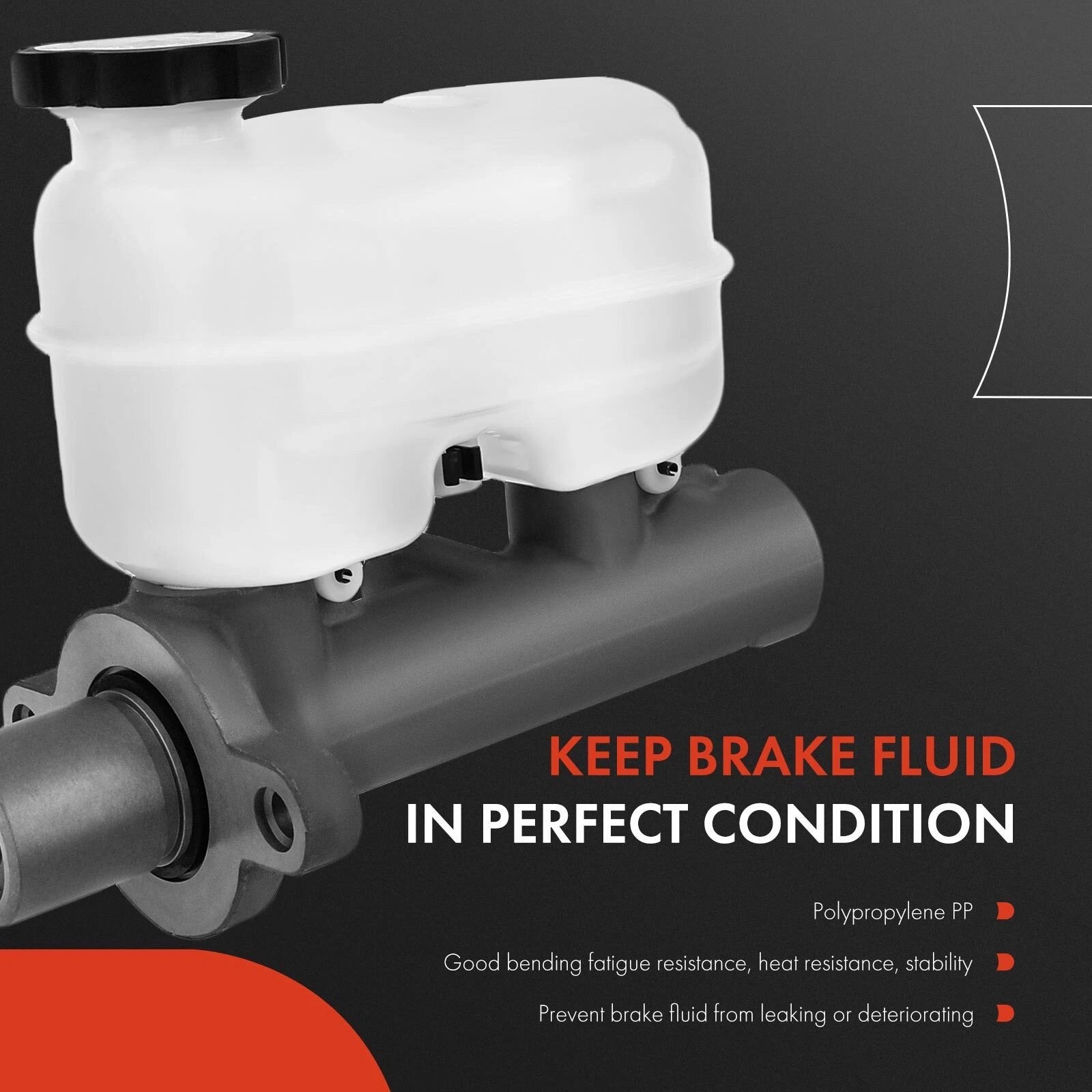 Brake Master Cylinder with Reservoir for Chevy Silverado 1500 (2007–2018)