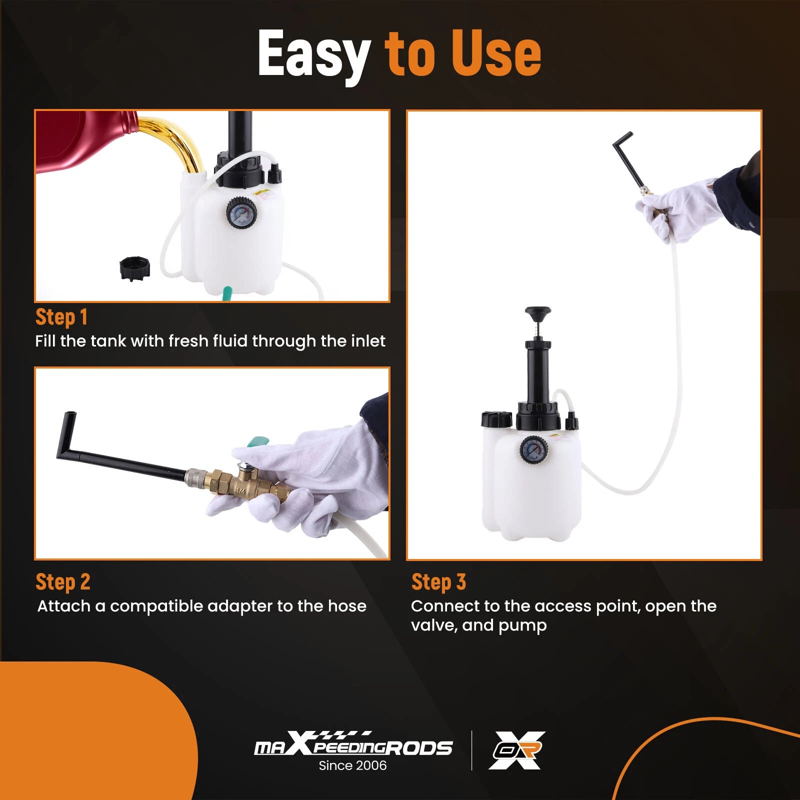 Transmission Oil Filling System Pump for Universal Use (Manual Tool)